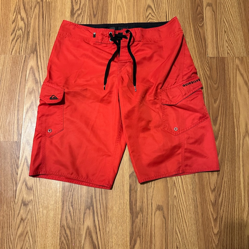 Quicksilver Men’s Size 31 Red Board Shorts